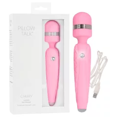 Pillow Talk Cheeky Wand - oplaadbare massagevibrator (roze)