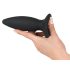 Zwarte Fluweel S - oplaadbare beginners anaal vibrator - klein (zwart)