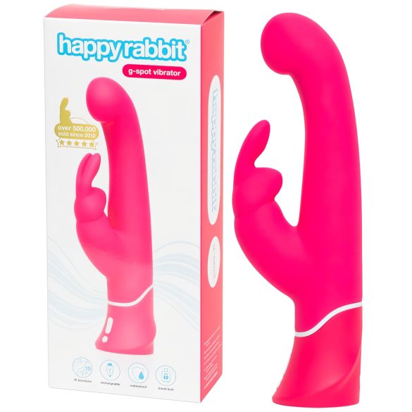 Happyrabbit G-spot - waterdichte clitorisstimulator (roze)