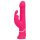 Happyrabbit Thrusting - Oplaadbare, roze vibrator met clitorisstimulator