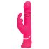 Happyrabbit Thrusting - Oplaadbare, roze vibrator met clitorisstimulator