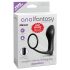 Analfantasie - vinger anale vibrator met penisring (zwart)