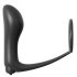 Analfantasie - vinger anale vibrator met penisring (zwart)