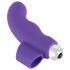 SMILE Finger - golvende siliconen vingervibrator (paars)