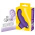 SMILE Finger - golvende siliconen vingervibrator (paars)