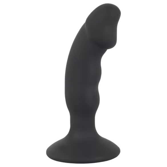 Black Velvets - oplaadbare anaal vibrator met penisvorm - zwart