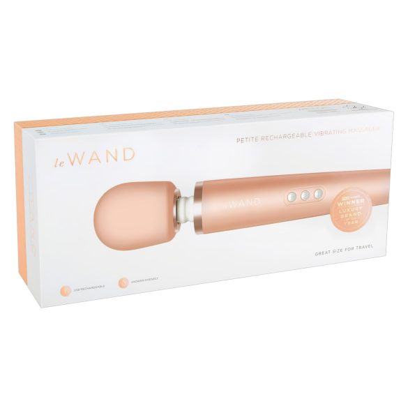 Le Wand Petite - exclusieve massage vibrator (roze-goud)