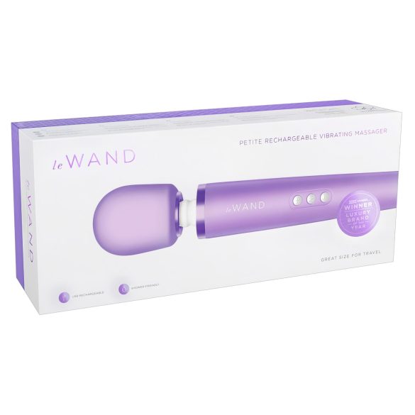 Le Wand Petite - exclusieve, oplaadbare massage vibrator (paars)