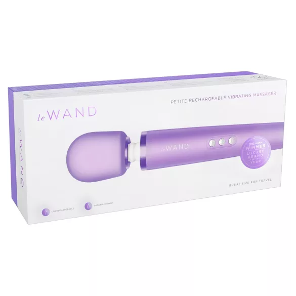 Le Wand Petite - oplaadbare luxe massagestaf vibrator - paars