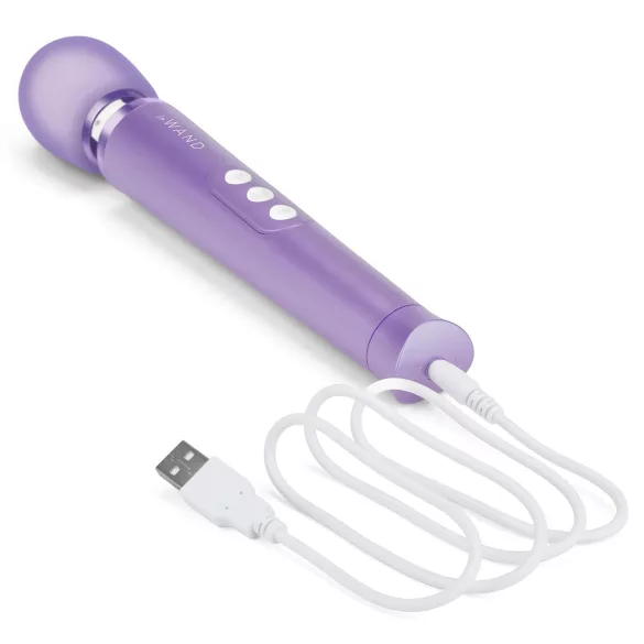 Le Wand Petite - oplaadbare luxe massagestaf vibrator - paars