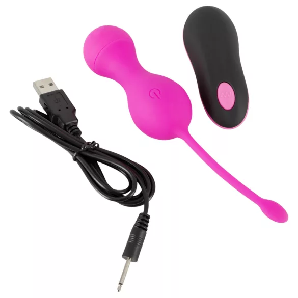 SMILE - Vibrerend eitje op afstandsbediening - Oplaadbaar - Roze