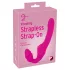 You2Toys - Double2Teaser - opzetbare vibrator zonder harnas (roze)
