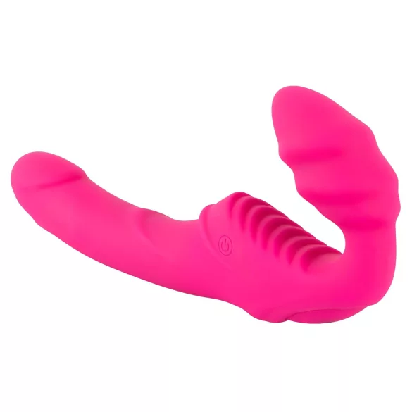 You2Toys - Double2Teaser - opzetbare vibrator zonder harnas (roze)