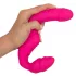 You2Toys - Double2Teaser - opzetbare vibrator zonder harnas (roze)