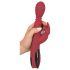 You2Toys Massager - duwende draaiende warm G-spot vibrator (rood)