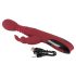 You2Toys Massager - duwende draaiende warm G-spot vibrator (rood)
