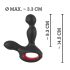 You2Toys Massager - roterende, verwarmende prostaat vibrator (zwart)