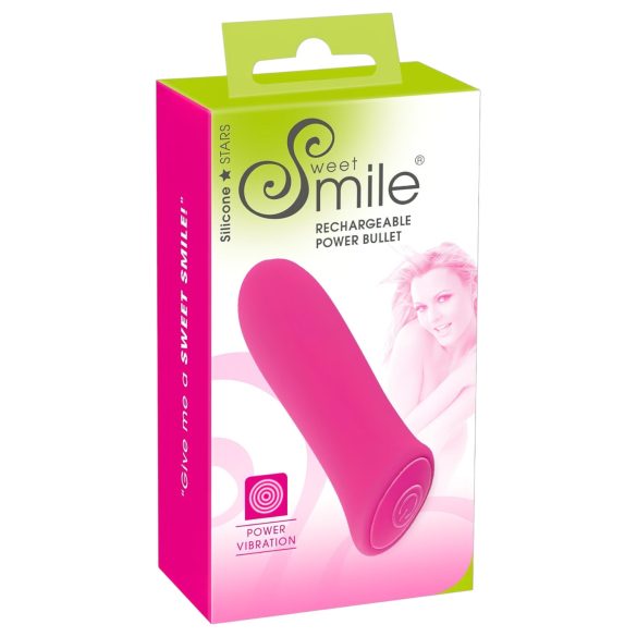 SMILE - mini bullet vibrator - oplaadbaar extra krachtig - roze