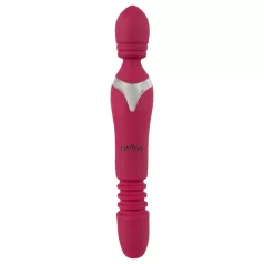   Javida Thrusting - vibrator met thrustfunctie en massage - rood