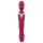 Javida Thrusting - vibrator met thrustfunctie en massage - rood
