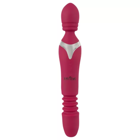 Javida Thrusting - vibrator met thrustfunctie en massage - rood