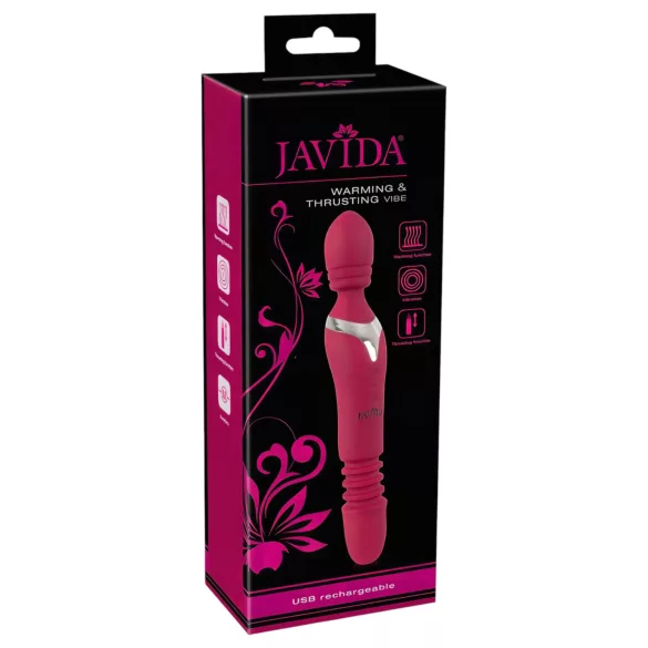 Javida Thrusting - 3-in-1 massagevibrator (rood)