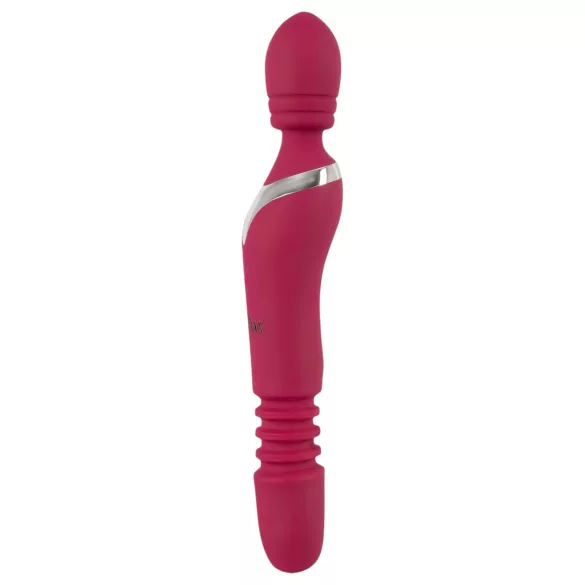 Javida Thrusting - vibrator met thrustfunctie en massage - rood