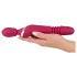 Javida Thrusting - vibrator met thrustfunctie en massage - rood