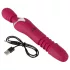 Javida Thrusting - vibrator met thrustfunctie en massage - rood