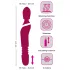Javida Thrusting - 3-in-1 massagevibrator (rood)