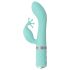 Pillow Talk Kinky - oplaadbare, dubbele motor G-spot vibrator (turkoois)