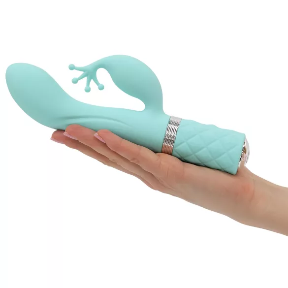 Pillow Talk Kinky - oplaadbare G-spot vibrator met 2 motoren (turkoois)