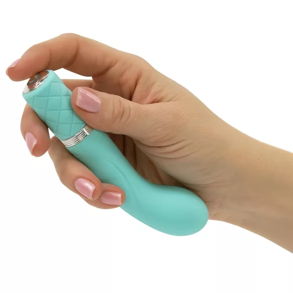 Pillow Talk Racy - G-spot vibrator - oplaadbaar, smal - turquoise