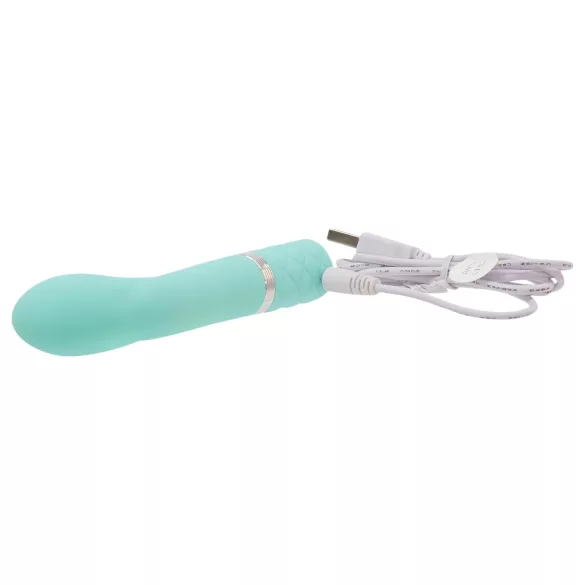 Pillow Talk Racy - G-spot vibrator - oplaadbaar, smal - turquoise