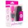 PalmPower Pocket Wand - mini roze-zwarte massagestav vibrator