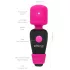 PalmPower - mini vibrator wand - compact formaat - roze/zwart