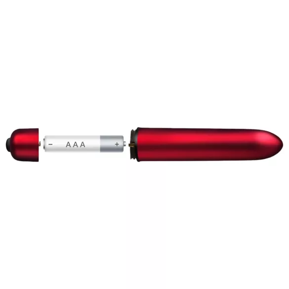 Scarlet Velvet - mini lipstick vibrator - 10 standen - rood