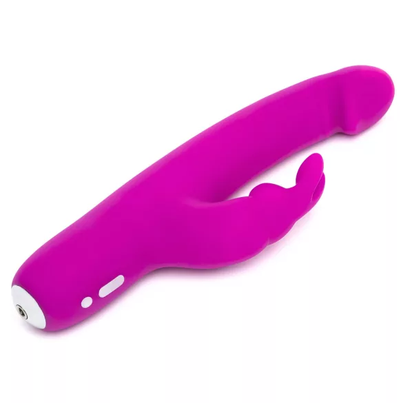 Happyrabbit - Realistische rabbit vibrator met clitorisstimulator - oplaadbaar