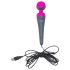 PalmPower Wand - Massagevibrator met powerbank (roze-grijs)