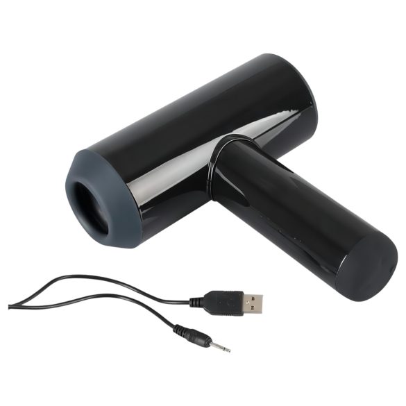 Rebel - Oplaadbare vibrerende op en neer masturbeerhulp (zwart)