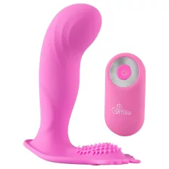   SMILE - op afstand bestuurbare G-spot vibrator slip - oplaadbaar - roze