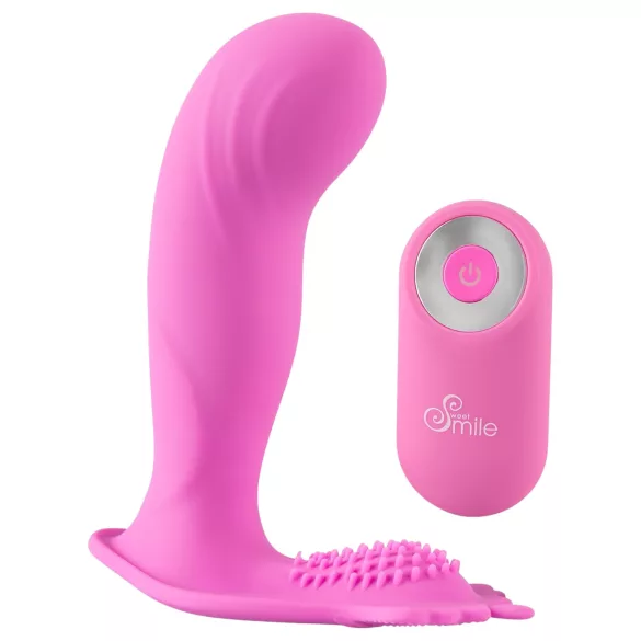 SMILE - op afstand bestuurbare G-spot vibrator slip - oplaadbaar - roze