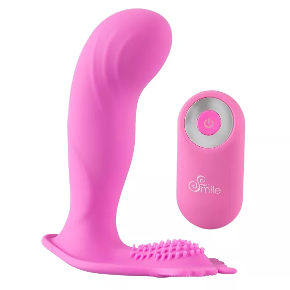 SMILE - op afstand bestuurbare G-spot vibrator slip - oplaadbaar - roze