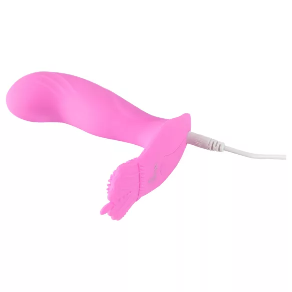 SMILE - op afstand bestuurbare G-spot vibrator slip - oplaadbaar - roze