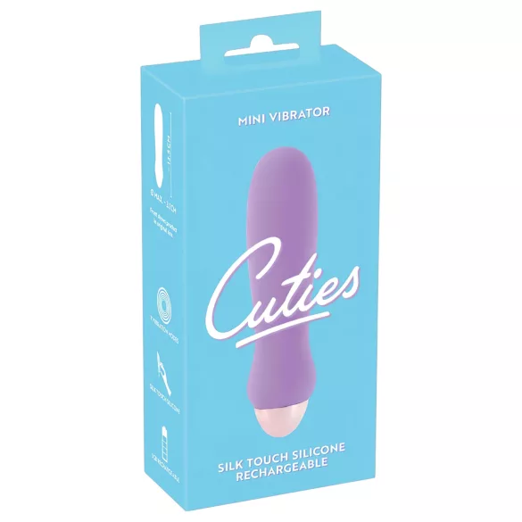 You2Toys - Cuties Mini Purple - oplaadbare siliconen staafvibrator (paars)