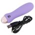 Cuties Mini Violet - oplaadbare silicone staafvibrator (paars)