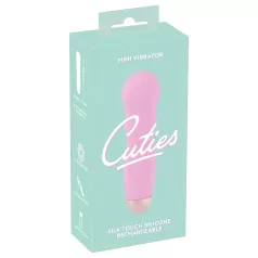   Cuties Mini Rose - vibrerende dildo - golvend - oplaadbaar - roze