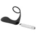 Black Velvets - anaal vibrator met penisring - zwart