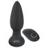 Black Velvet - Draaiende Anale Kralen Vibrator (Zwart)