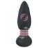 Black Velvet - Draaiende Anale Kralen Vibrator (Zwart)
